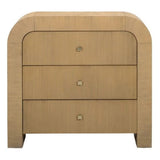 Drew Arched 3-Drawer Nightstands + Bedside Tables TOV-B54937 793580651679