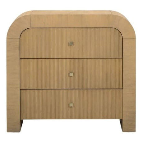 Drew Arched 3-Drawer Nightstands + Bedside Tables TOV-B54937 793580651679