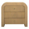 Drew Arched 3-Drawer Nightstands + Bedside Tables TOV-B54937 793580651679