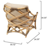 Dune Lounge Chair Accent Chair 20DUNE-CHGR 688933033861