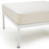 Dunes Cream Outdoor Ottoman Outdoor Furniture TOV-O68966