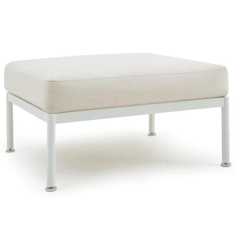 Dunes Cream Outdoor Ottoman Outdoor Furniture TOV-O68966