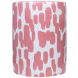 Dylan Ceramic Pink Strokes Print Indoor/Outdoor Stool Outdoor Furniture TOV-OC68775