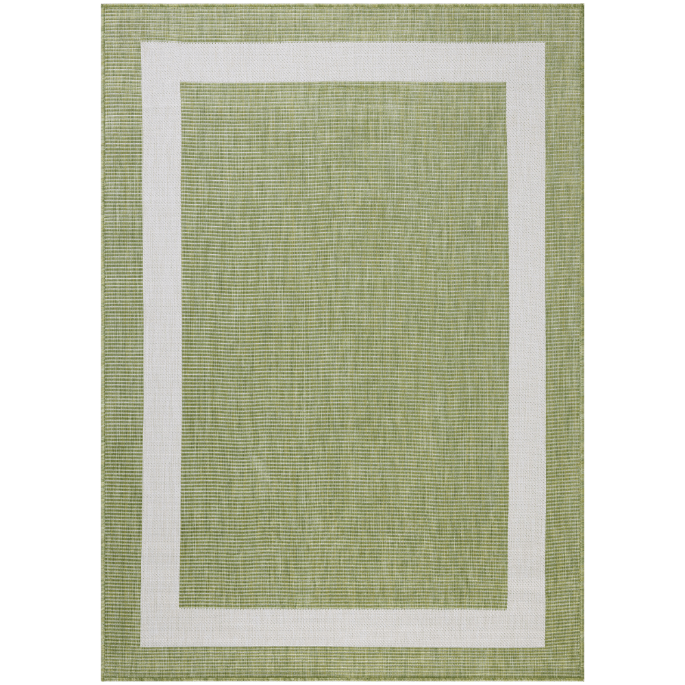 Easton Indoor/Outdoor Green/Ivory Rug Area Rug