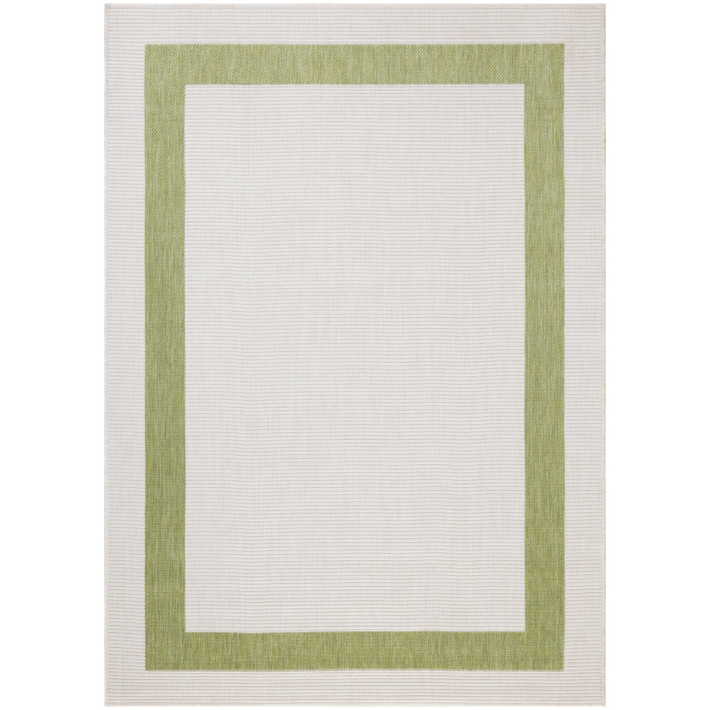 Easton Indoor/Outdoor Green/Ivory Rug Area Rug ESTNESN-07GRIV2339 885369806179