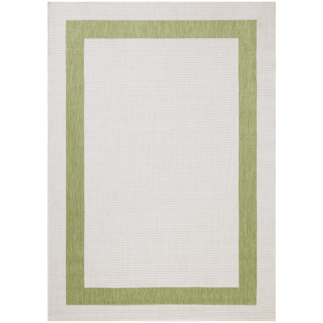 Easton Indoor/Outdoor Green/Ivory Rug Area Rug ESTNESN-07GRIV2339 885369806179