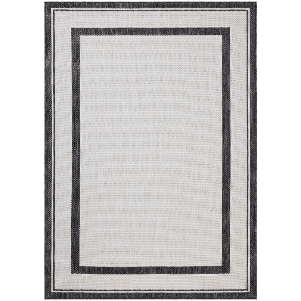 Easton Indoor/Outdoor Onyx/Ivory Rug Outdoor Rugs ESTNESN-11OXIV2339 885369806216