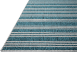 Easton Indoor/Outdoor Teal/Fog Rug Outdoor Rugs
