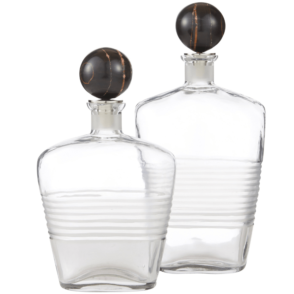 Eaves Decanters (Set of 2) Glass Decanters ARI14