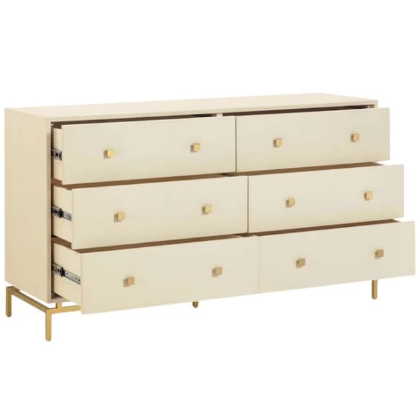 Echo Shagreen 6 Drawer Dresser Dressers