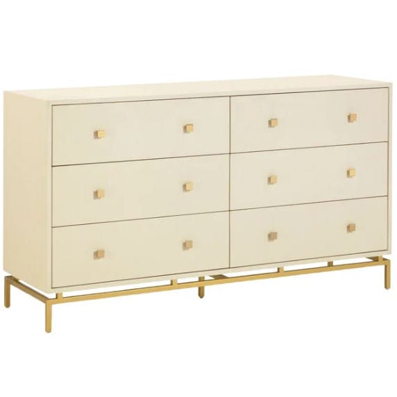 Echo Shagreen 6 Drawer Dresser Dressers