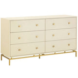 Echo Shagreen 6 Drawer Dresser Dressers