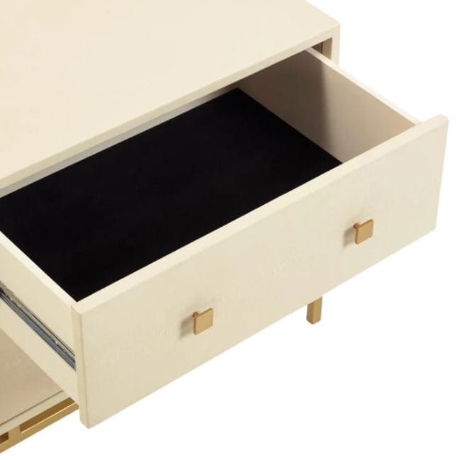 Echo Shagreen Nightstand Nightstands + Bedside Tables