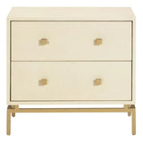 Echo Shagreen Nightstand Nightstands + Bedside Tables
