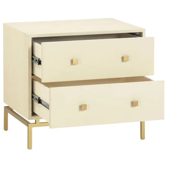 Echo Shagreen Nightstand – Meadow Blu