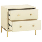 Echo Shagreen Nightstand Nightstands + Bedside Tables