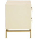 Echo Shagreen Nightstand Nightstands + Bedside Tables