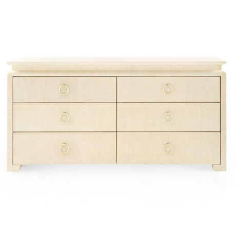 Elina Extra Large 6-Drawer Dresser