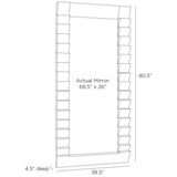 Elkins Floor Mirror Mirror WMI38 796505004017