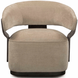 Ellery Linen Chenille Swivel Accent Chair Occasional + Accent Chairs