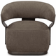 Ellery Linen Chenille Swivel Accent Chair Occasional + Accent Chairs