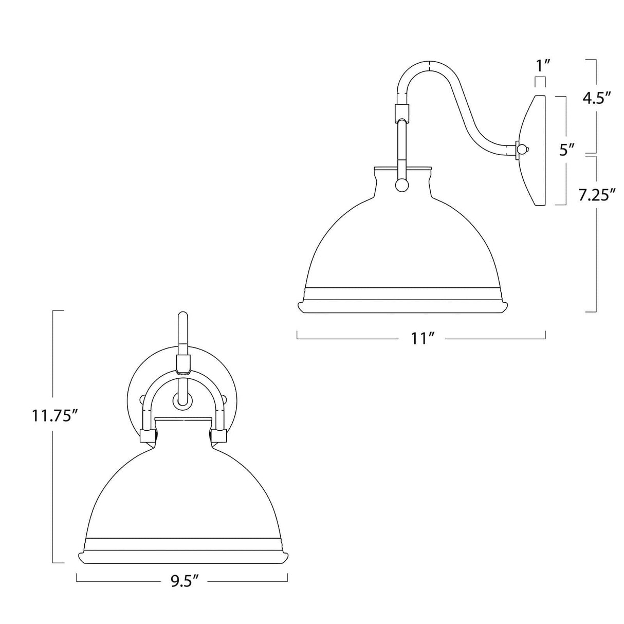 Eloise Ceramic Sconce Wall Lighting 15-1124WT 844717096310