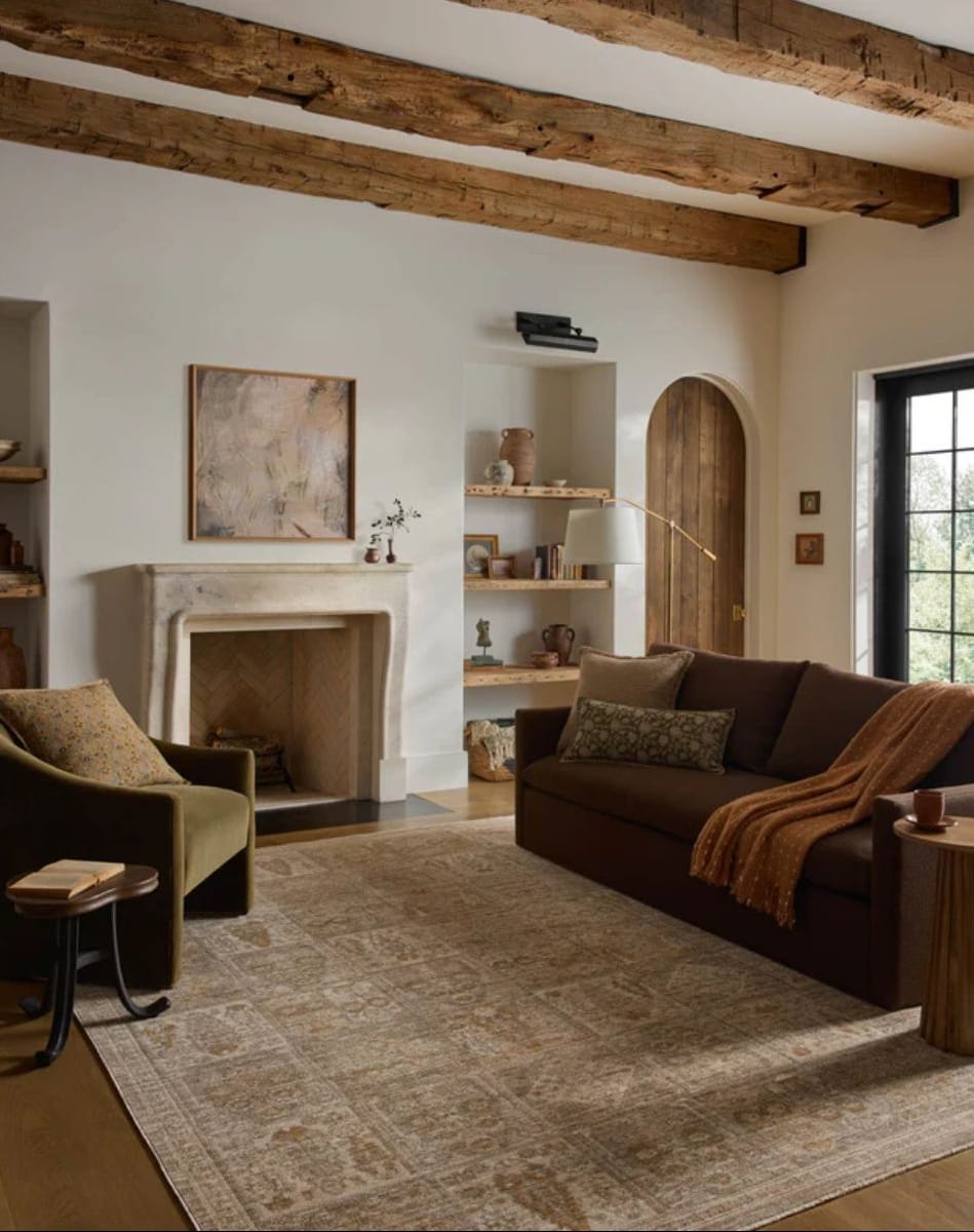 Elora Mushroom/Ochre Rug Area Rugs