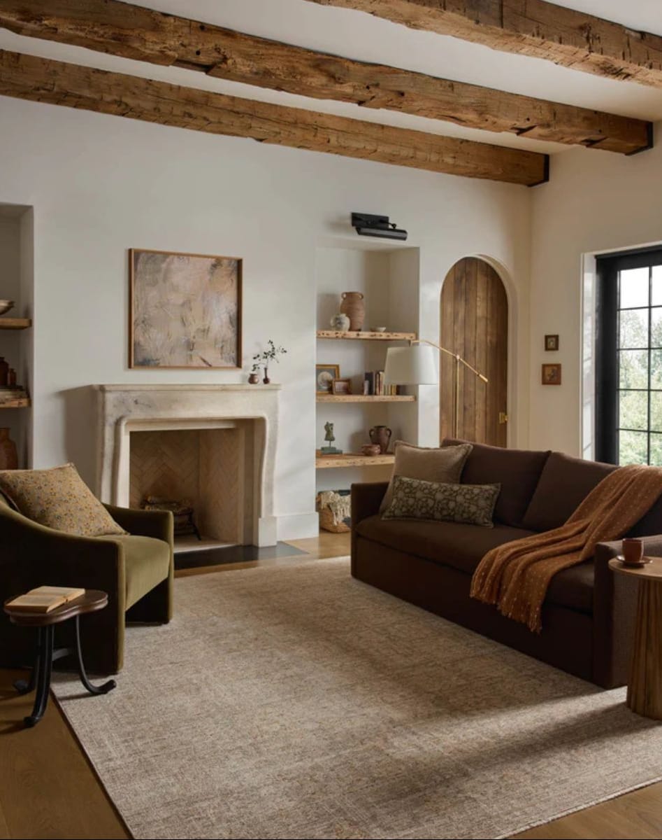 Elora Natural/Terracotta Rug Area Rugs
