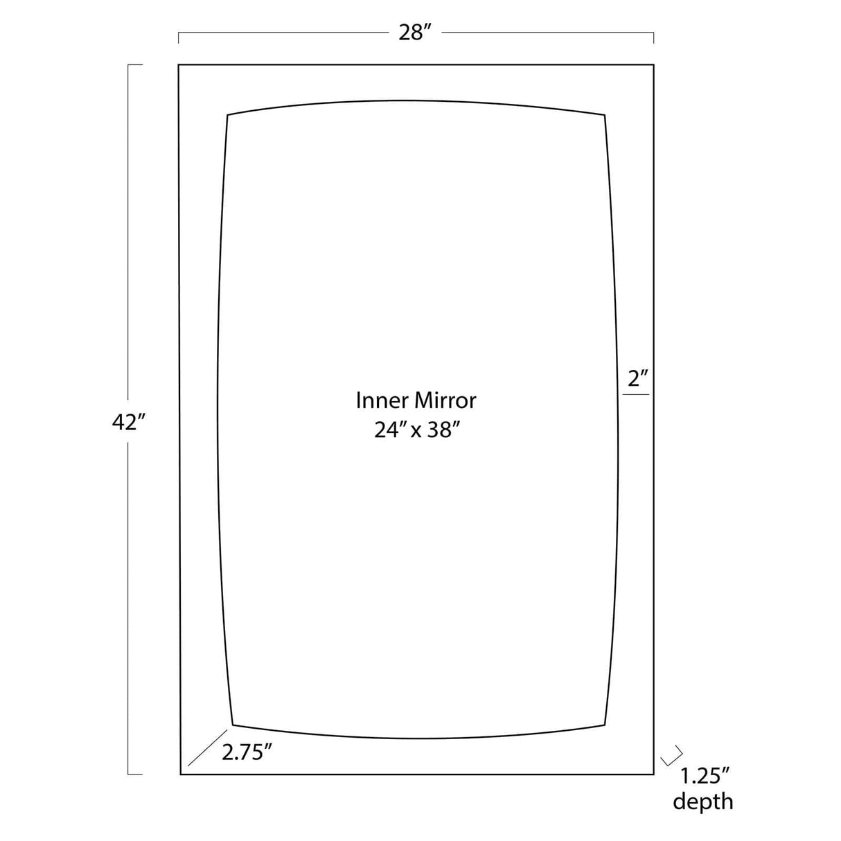 Estaban Leather Mirror Mirror