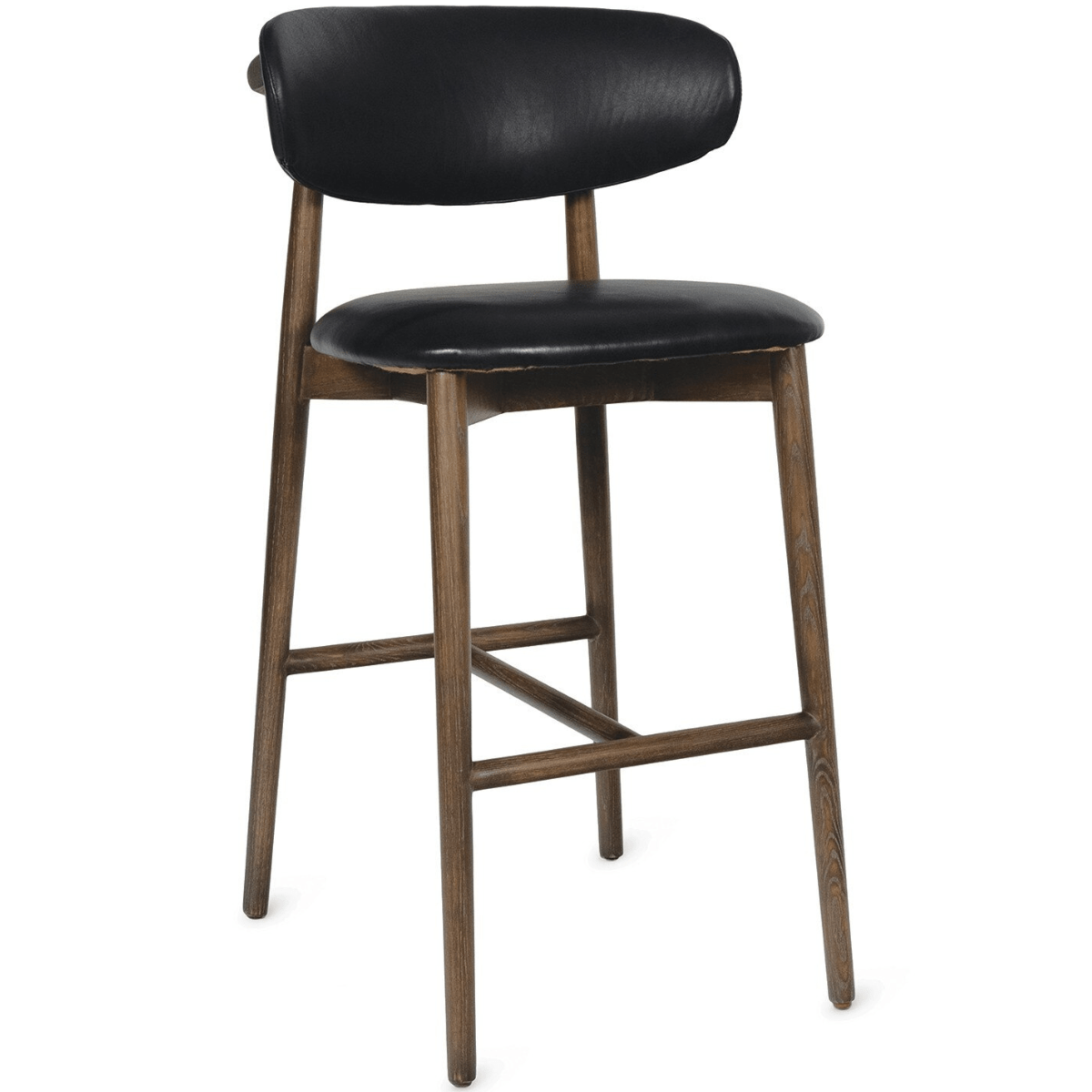 Ethan Leather Bar & Counter Stool Bar & Counter Stools 32-1227BLK