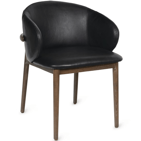 Ethan Leather Dining Chair Dining Chair 32-1228BLK