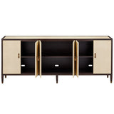 Evie Shagreen Credenza Sideboards + Cabinets