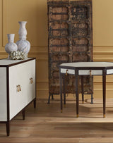 Evie Shagreen Credenza Sideboards + Cabinets