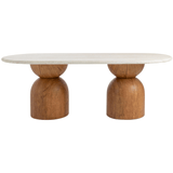 Faith Indoor/Outdoor Long Dining Table Outdoor Furniture TOV-D54510 793580642622