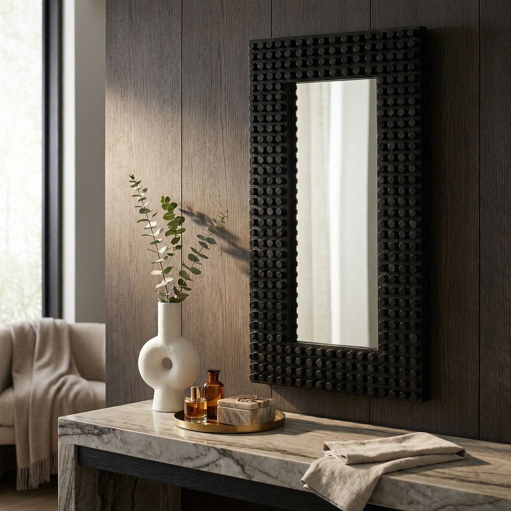 Faustus Mirror Rectangle + Square Mirrors AE-153CHB 00842449128217