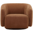 Fawn Swivel Chair Occasional + Accent Chairs DOV86019-RUST
