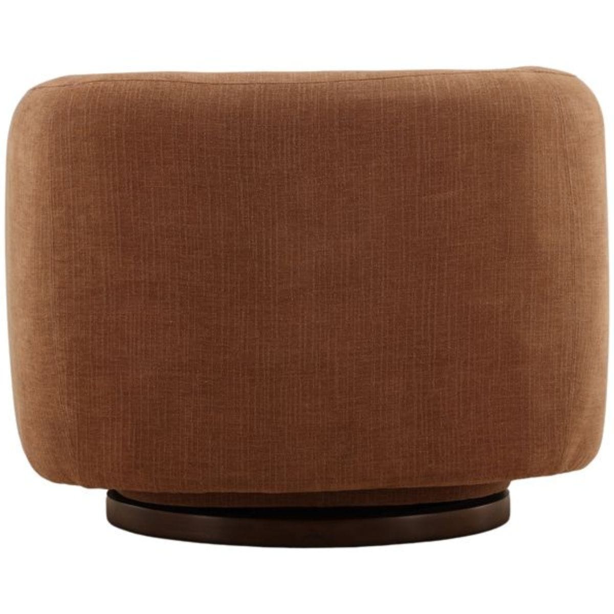 Fawn Swivel Chair Occasional + Accent Chairs DOV86019-RUST