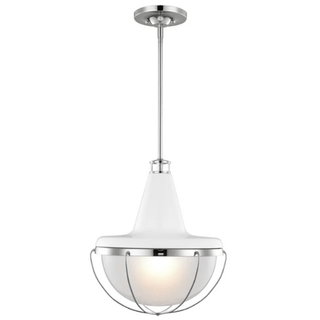Feiss Livingston White Pendant