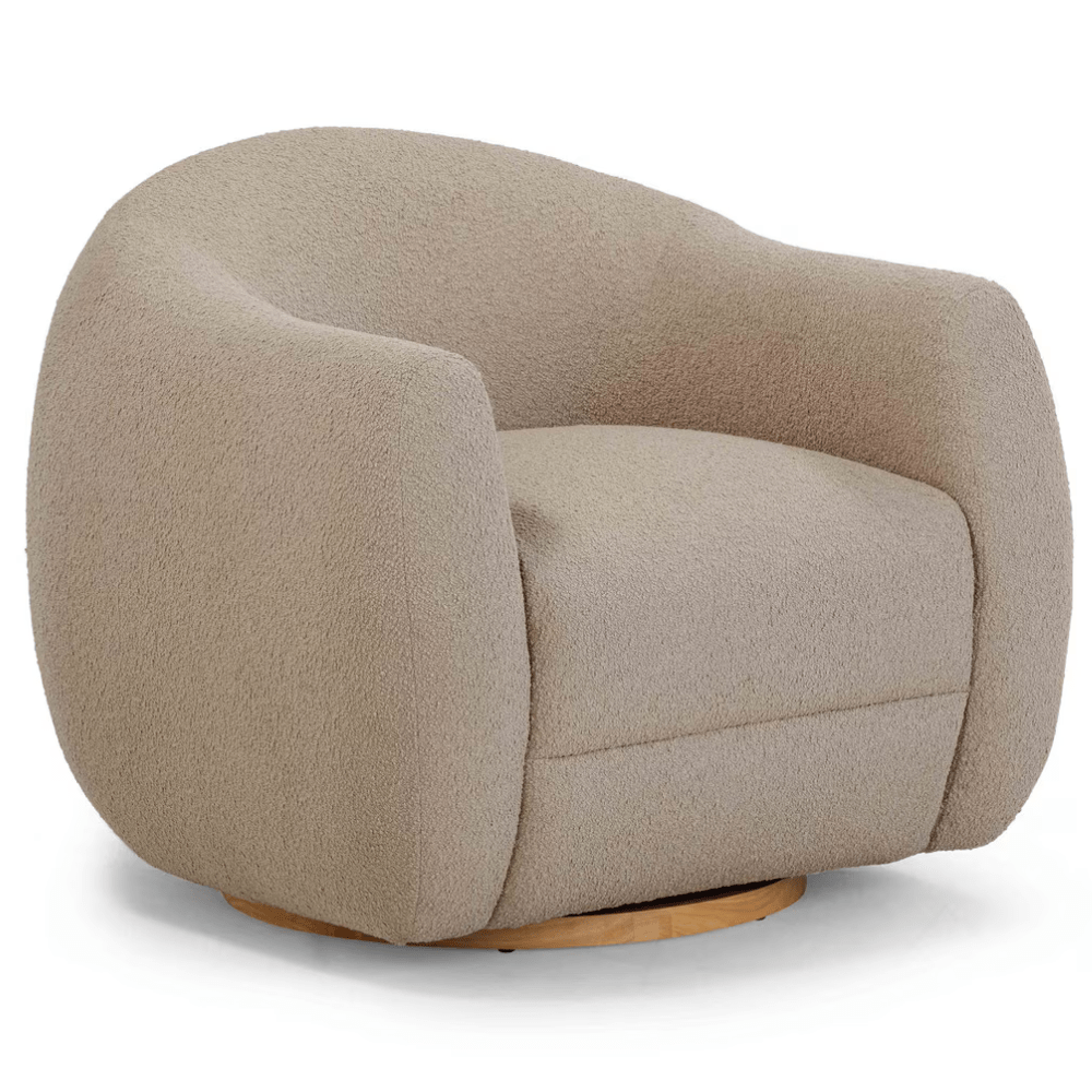 Felicity Boucle Swivel Chair Swivel Chair