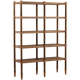 Fernandez Bookcase Bookcases, Tall Cabinets + Shelving DOV11732-BRWN