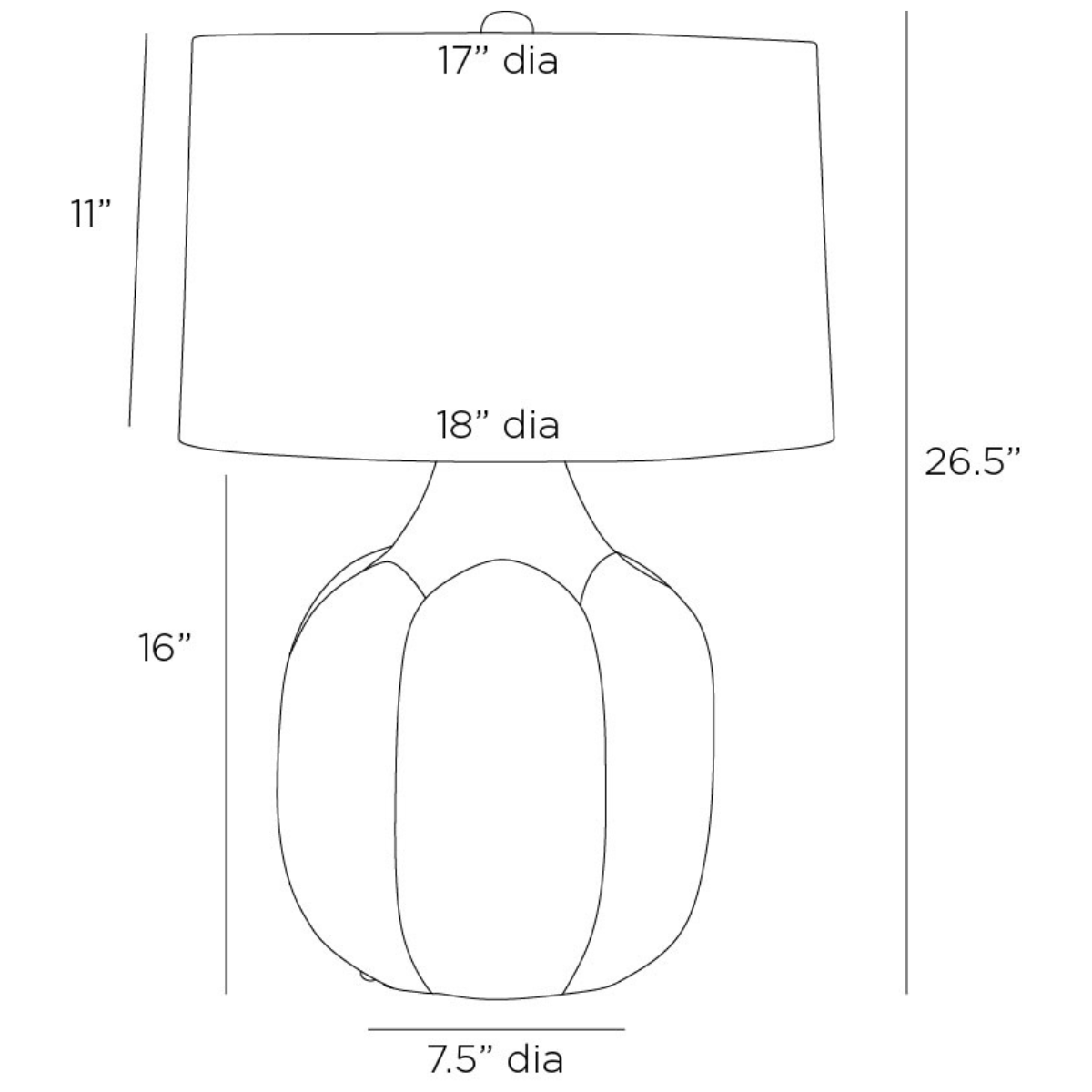 Fig Lamp Table Lamps PTC52-594