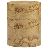 Figaro Natural Burl Drum Side Table Side Table TOV-OC54473