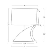 Fin Crystal Table Lamp Table Lamps 13-1703