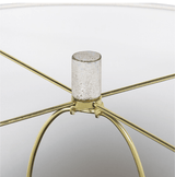 Fishbone Buffet Lamp Table + Desk Lamps