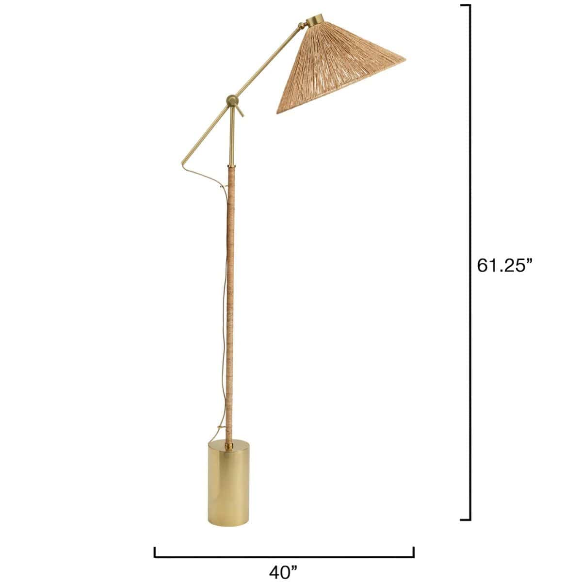 Fitzgerald Floor Lamp Floor Lamps 9FITZGERFLNA 688933042528