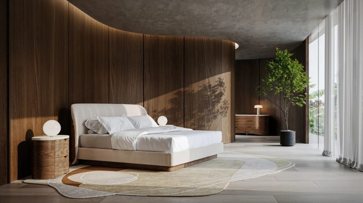 Fleur Bed Nightstands + Bedside Tables