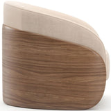 Fleur Wood Back Lounge Chair Occasional + Accent Chairs UPH-425V-134-A 662896062007
