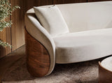Fleur Wood Back Sofa Sofas + Sectionals UPH-425V-115-A 662896061994