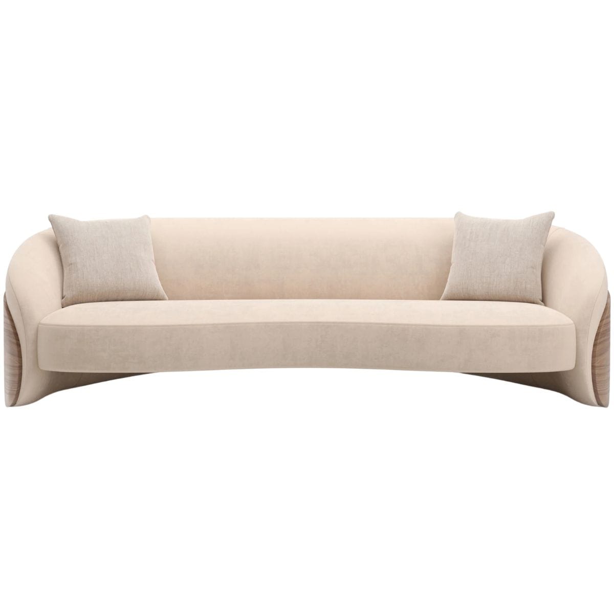 Fleur Wood Back Sofa Sofas + Sectionals UPH-425V-115-A 662896061994