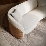 Fleur Wood Back Sofa Sofas + Sectionals UPH-425V-115-A 662896061994